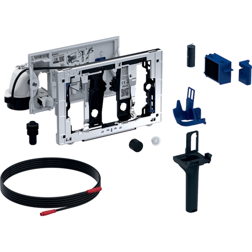 Immagine di Geberit DUOFRESH sistema con aspirazione e igienizzante per cassette da incasso Sigma 8 cm finitura cornice cromo lucido 115.052.21.1