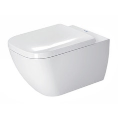 Immagine di Duravit HAPPY D.2 vaso sospeso a cacciata, senza sedile, fabbisogno di acqua di risciacquo 4,5 l, UWL classe 1, colore bianco 2221090000