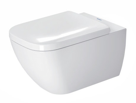 Immagine di Duravit HAPPY D.2 vaso sospeso a cacciata, senza sedile, fabbisogno di acqua di risciacquo 4,5 l, UWL classe 1, colore bianco 2221090000