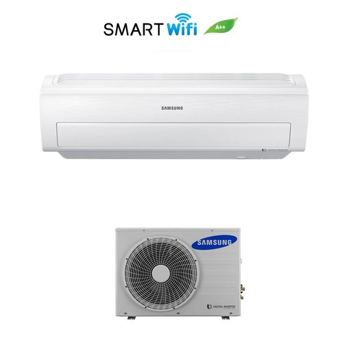 Immagine di Samsung AR5500M Climatizzatore monosplit inverter bianco | unità esterna 5 kW unità interna 18000 BTU F-AR18KNA