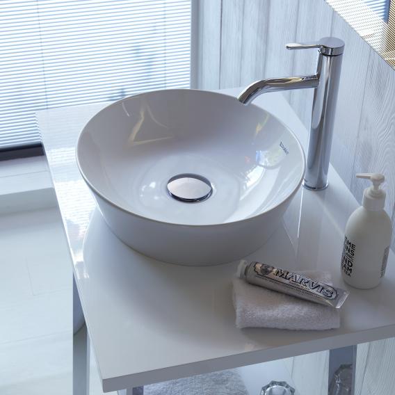 Immagine di Duravit CAPE COD bacinella da appoggio soprapiano Ø 43 cm senza troppopieno, colore bianco finitura opaco 2328433200
