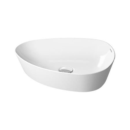 Immagine di Duravit CAPE COD bacinella da appoggio soprapiano L.50 P.40,5 cm senza troppopieno, colore bianco finitura lucido 2339500000