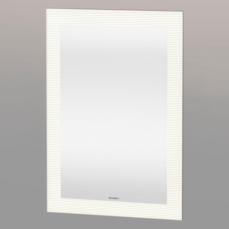 Immagine di Duravit CAPE COD specchio con illuminazione 76.6 cm, luce led, colore grigio finitura argento specchiato CC964100000