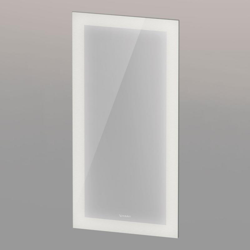 Immagine di Duravit CAPE COD specchio con illuminazione 45 cm, luce led, colore grigio finitura argento specchiato CC96430000