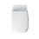 Immagine di Duravit D-CODE sedile con coperchio per vaso Vital, versione allungata con cerniere in acciaio inox, senza chiusura rallentata, colore bianco 0060310000
