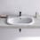 Immagine di Duravit D-CODE lavabo da incasso soprapiano, con troppopieno e bordo per rubinetteria, colore bianco 0337540000