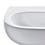 Immagine di Duravit D-CODE lavabo Med senza foro 60 cm a parete, senza troppopieno, con bordo per rubinetteria, lato inferiore smaltato, colore bianco 2311600070