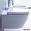 Immagine di Duravit DARLING NEW sedile con coperchio con cerniere in acciaio inox, con chiusura rallentata, rimovibile, colore bianco 0069890000