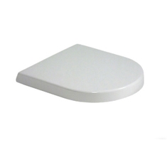 Immagine di Duravit DARLING NEW sedile con coperchio con cerniere in acciaio inox, con chiusura rallentata, rimovibile, colore bianco 0069890000