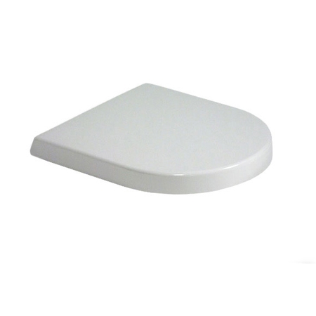 Immagine di Duravit DARLING NEW sedile con coperchio con cerniere in acciaio inox, con chiusura rallentata, rimovibile, colore bianco 0069890000