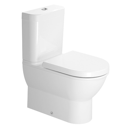 Immagine di Duravit DARLING NEW vaso monoblocco a pavimento a cacciata, senza cassetta e senza sedile, fabbisogno di acqua di risciacquo 4,5 l, UWL classe 1, colore bianco 2138090000