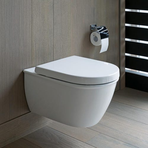 Immagine di Duravit DARLING NEW vaso sospeso a cacciata, senza sedile, fabbisogno di acqua di risciacquo 4,5 l, UWL classe 1, HygieneGlaze, colore bianco 2545092000