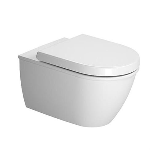 Immagine di Duravit DARLING NEW vaso sospeso a cacciata, senza sedile, fabbisogno di acqua di risciacquo 4,5 l, UWL classe 1, HygieneGlaze, colore bianco 2545092000