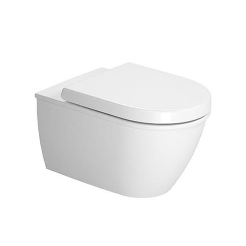 Immagine di Duravit DARLING NEW vaso sospeso Rimless®, a cacciata, senza brida, senza sedile, fabbisogno di acqua di risciacquo 4,5 l, UWL classe 1, colore bianco 2557090000