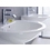 Immagine di Duravit DARLING NEW lavabo 65 cm monoforo, con troppopieno, con bordo per rubinetteria, lato inferiore smaltato, WonderGliss, colore bianco 26216500001