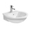 Immagine di Duravit DARLING NEW lavabo 65 cm monoforo, con troppopieno, con bordo per rubinetteria, lato inferiore smaltato, WonderGliss, colore bianco 26216500001