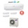 Samsung AR7000M Climatizzatore quadri split wi-fi AJ080FCJ4EH/EU+3AR07KSPDBW+AR12KSPDBW 7+7+7+12 BTU