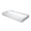 Immagine di Duravit DURASQUARE lavabo consolle 100 cm con 2 fori per rubinetteria, senza troppopieno, con bordo per rubinetteria, lato inferiore smaltato, WonderGliss, colore bianco 23531000431