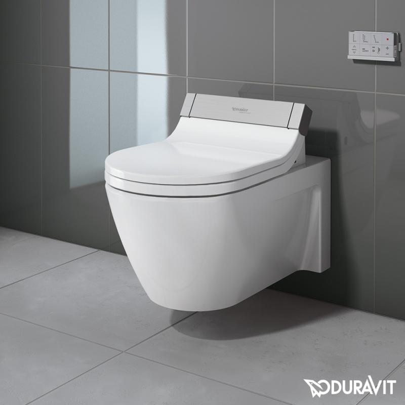 Immagine di Duravit STARCK 2 vaso sospeso per SensoWash® a cacciata, UWL classe 1, colore bianco 2533590000