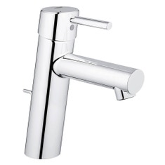 Immagine di Grohe CONCETTO miscelatore monocomando H.19 cm, per lavabo, con scarico, finitura cromo 23450001