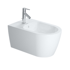 Immagine di Duravit ME BY STARCK bidet sospeso P.57 cm con troppopieno, con bordo per rubinetteria, colore bianco 2288150000