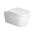 Immagine di Duravit ME BY STARCK vaso sospeso a cacciata P.57 cm, senza sedile, UWL classe 1, fabbisogno di acqua di risciacquo 4,5 l, colore bianco 2528090000