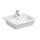 Duravit STARCK 3 lavabo da incasso 56 cm monoforo, per incasso soprapiano, con troppopieno, con bordo per rubinetteria, WonderGliss, colore bianco 03025600001