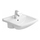 Duravit STARCK 3 lavabo semincasso 55 cm monoforo, con troppopieno, con bordo per rubinetteria, colore bianco 0310550000