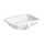 Duravit STARCK 3 lavabo da incasso 49 cm senza foro per rubinetteria, per incasso sottopiano, con troppopieno, senza bordo per rubinetteria, WonderGliss, colore bianco 03054900001
