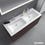 Immagine di Duravit ME BY STARCK lavabo consolle doppio 130 cm monoforo, con troppopieno, con bordo per rubinetteria, colore bianco 2336130000
