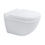 Immagine di Duravit STARCK 3 set vaso sospeso Rimless® a cacciata e sedile con coperchio, colore bianco 45270900A1