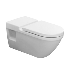 Immagine di Duravit STARCK 3 vaso sospeso Vital a cacciata, per portatori di handicap, profondità 70 cm, fabbisogno di acqua di risciacquo 6 l, UWL classe 2, colore bianco 2203090000