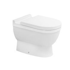 Immagine di Duravit STARCK 3 vaso a pavimento a cacciata per cassetta a incasso o esterna, con scarico orizzontale, senza sedile, fabbisogno di acqua di risciacquo 6 l, UWL classe 2, colore bianco 0124090000