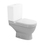 Immagine di Duravit STARCK 3 vaso monoblocco a pavimento a cacciata, per cassetta appoggiata non inclusa, senza sedile, con scarico orizzontale, fabbisogno di acqua di risciacquo 6 l, UWL classe 2, colore bianco 0126090000
