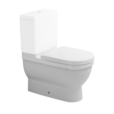 Immagine di Duravit STARCK 3 vaso monoblocco a pavimento a cacciata, senza cassetta e senza sedile, fabbisogno di acqua di risciacquo 6 l, UWL classe 2, colore bianco 0128090000