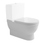 Immagine di Duravit STARCK 3 vaso monoblocco a pavimento Comfort a cacciata, per cassetta appoggiata non inclusa, senza sedile, fabbisogno di acqua di risciacquo 6 l, UWL classe 2, colore bianco 2104090000