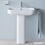 Immagine di Duravit HAPPY D.2 lavabo 65 cm monoforo, con troppopieno, colore bianco 2316650000
