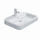 Duravit HAPPY D.2 lavabo 60 cm con 3 fori per rubinetteria, con troppopieno, WonderGliss, colore bianco 23166000301