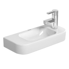 Immagine di Duravit HAPPY D.2 lavamani 50 cm, con foro per rubinetteria a destra, senza troppopieno, colore bianco 0711500008