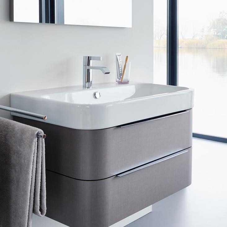 Immagine di Duravit HAPPY D.2 lavamani 50 cm, monoforo con troppopieno, colore bianco 0710500000
