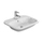 Duravit HAPPY D.2 lavabo da incasso soprapiano 60 cm, monoforo, con troppopieno, WonderGliss, colore bianco 04836000001