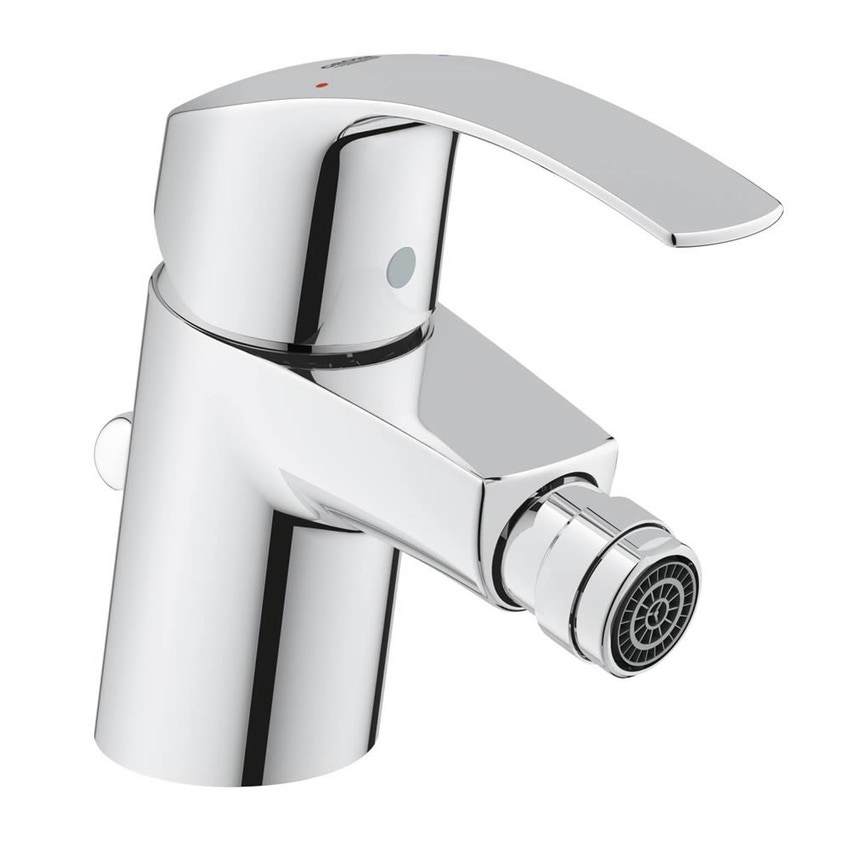 Immagine di Grohe Eurosmart new rubinetto per bidet  con scarico a saltarello, GROHE EcoJoy® 32929002