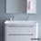 Immagine di Duravit HAPPY D.2 lavabo consolle 120 cm, doppio foro per doppia rubinetteria, con troppopieno, colore bianco 2318120024