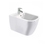 Immagine di Duravit HAPPY D.2 bidet a pavimento monoforo, a filo parete, con troppopieno, colore bianco 2267100000