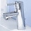 Immagine di Grohe CONCETTO miscelatore monocomando H.16 cm, per lavabo, senza limitatore di portata, con scarico, finitura cromo 32204001