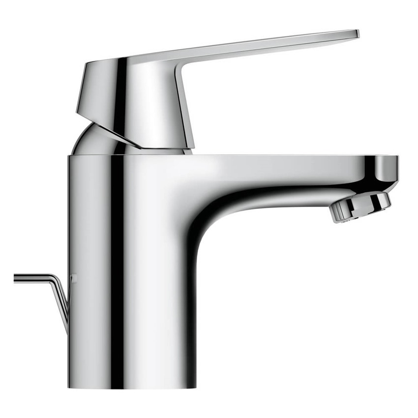 Immagine di Grohe EUROSMART COSMOPOLITAN miscelatore monocomando H.15 cm, per lavabo, con scarico, finitura cromo 32825000
