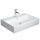 Duravit VERO AIR lavabo consolle 70 cm, monoforo, con troppopieno, con bordo per rubinetteria, lato inferiore smaltato, WonderGliss, colore bianco 23507000001