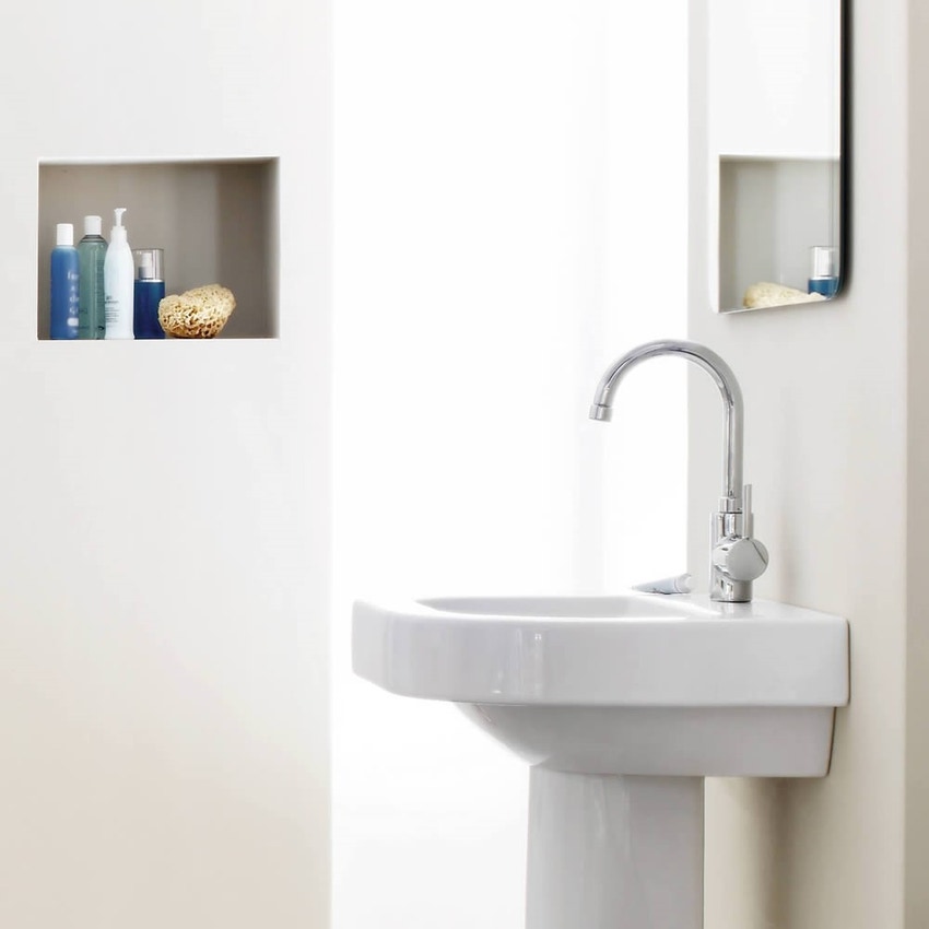Immagine di Grohe Concetto new miscelatore monocomando Lavabo con scarico a saltarello,  taglia L, finitura cromo 32629001