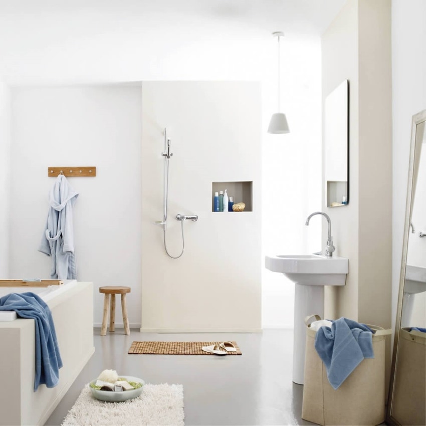 Immagine di Grohe Concetto new miscelatore monocomando Lavabo con scarico a saltarello,  taglia L, finitura cromo 32629001