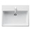 Immagine di Duravit VERO AIR bacinella da appoggio soprapiano 50 cm, monoforo, con rettifica, con troppopieno, con bordo per rubinetteria, parte posteriore smaltata, colore bianco 2352500000